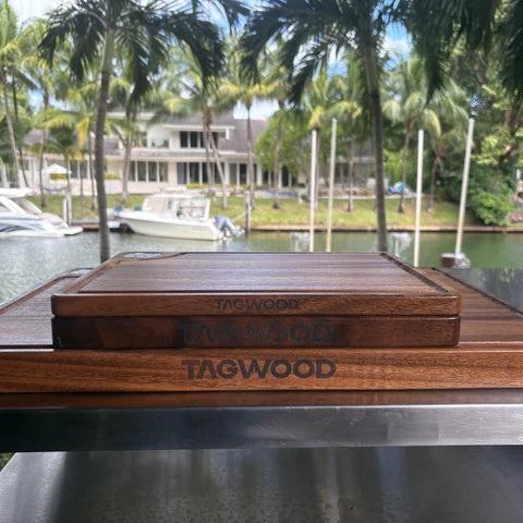 Tagwood BBQ Premium Walnut Cutting & Carving Board – Edge Grain | TAWO08 --