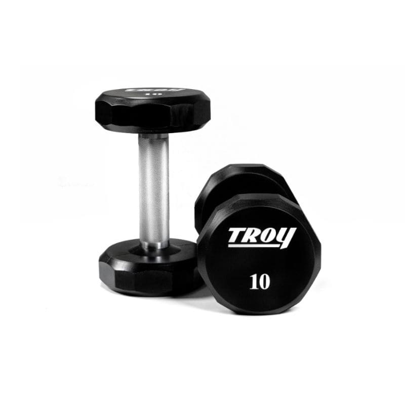 Troy TSD-U 12-Sided Urethane Encased Dumbbell Sets (Sold in 5 lb Increments)