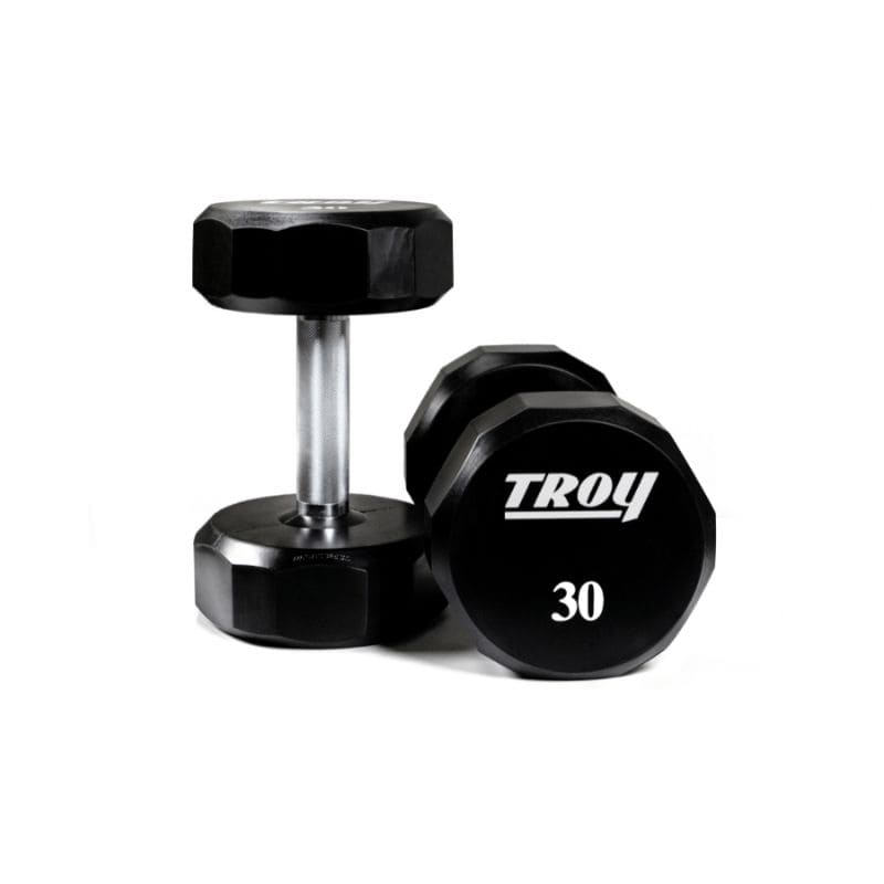 Troy TSD-U 12-Sided Urethane Encased Dumbbell Sets (Sold in 5 lb Increments)