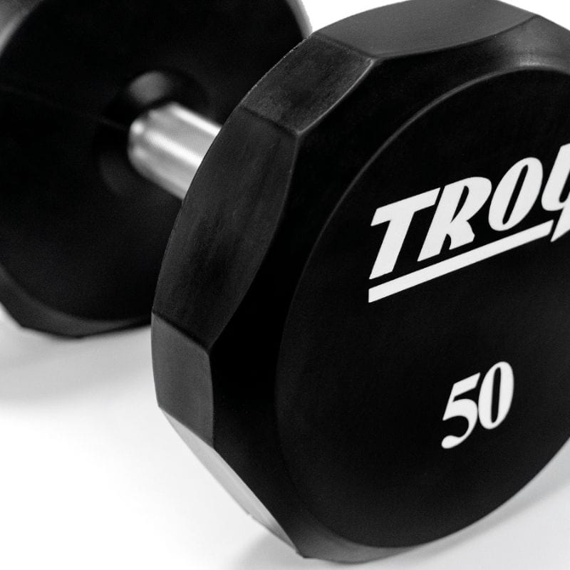 Troy TSD-U 12-Sided Urethane Encased Dumbbell Sets (Sold in 5 lb Increments)