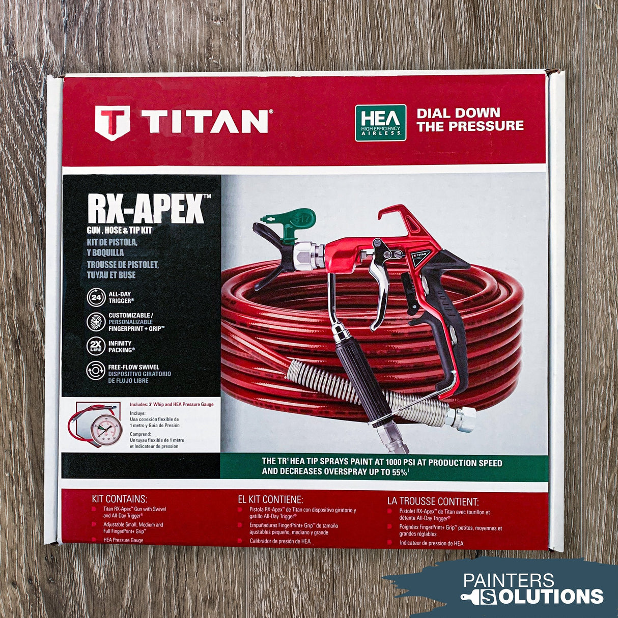 Titan RX-APEX FILTERED GHT HEA 0538077 GUN, HOSE AND TIP KIT