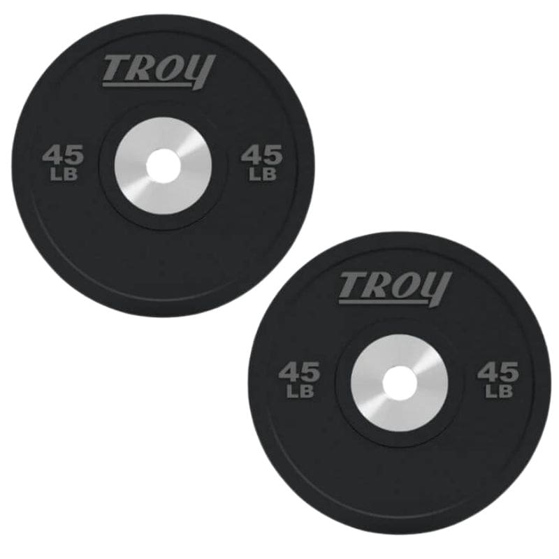 Troy BPO-SBP Performance Black Rubber Bumper Plate