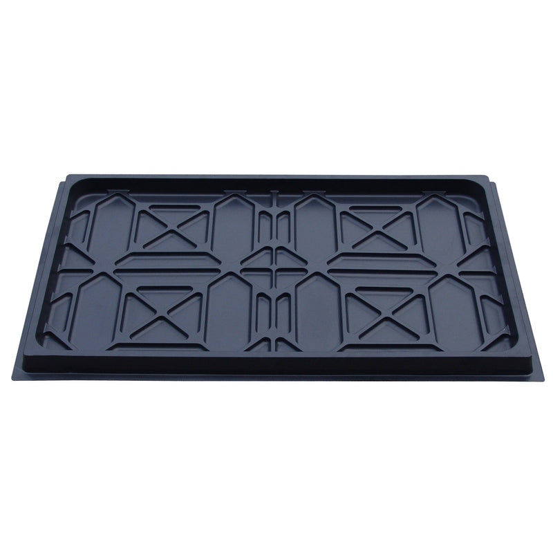 Tuxedo FP9K-DX-XLT 9,000 lb Deluxe Storage Lift Extended Length / Height - Poly casters, drip trays, jack tray FP9K-DX-XLT