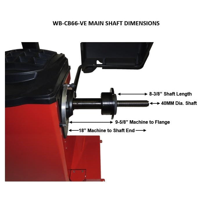 Tuxedo WB-CB66-VE Wheel Balancer WB-CB66-VE