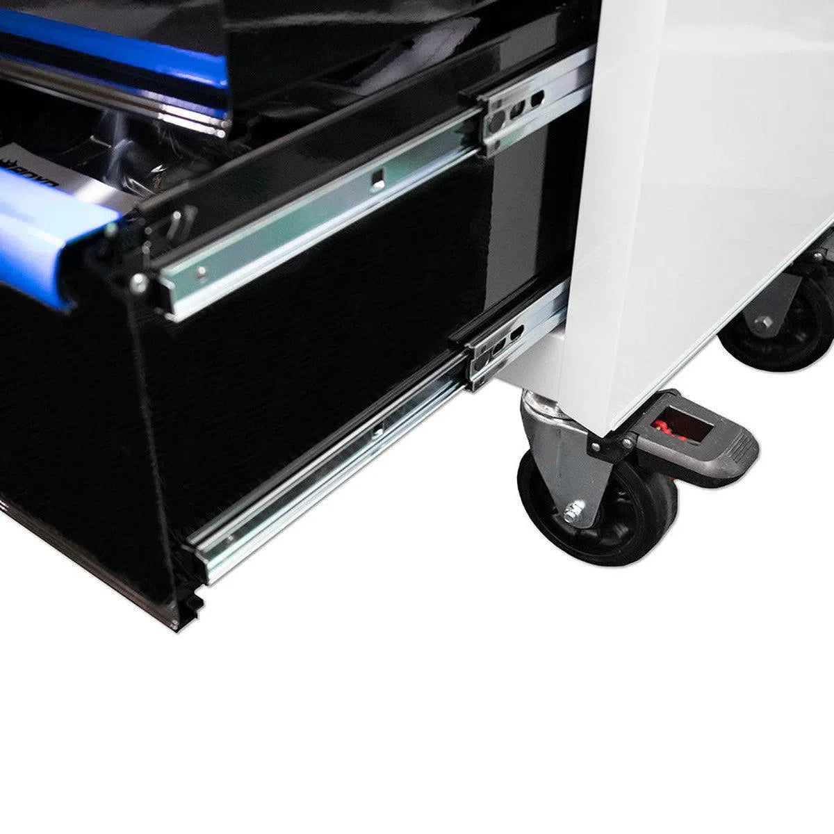 Boxo Pro Series | 26" 11-Drawer Rolling Tool Box | White and Red