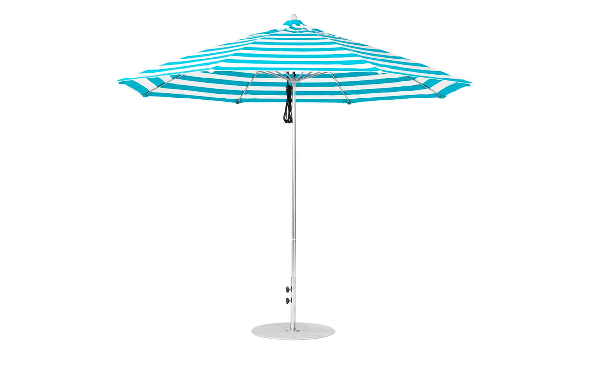 Ledge Lounger Essential Fiberglass Umbrella - 11' Octagon Pulley