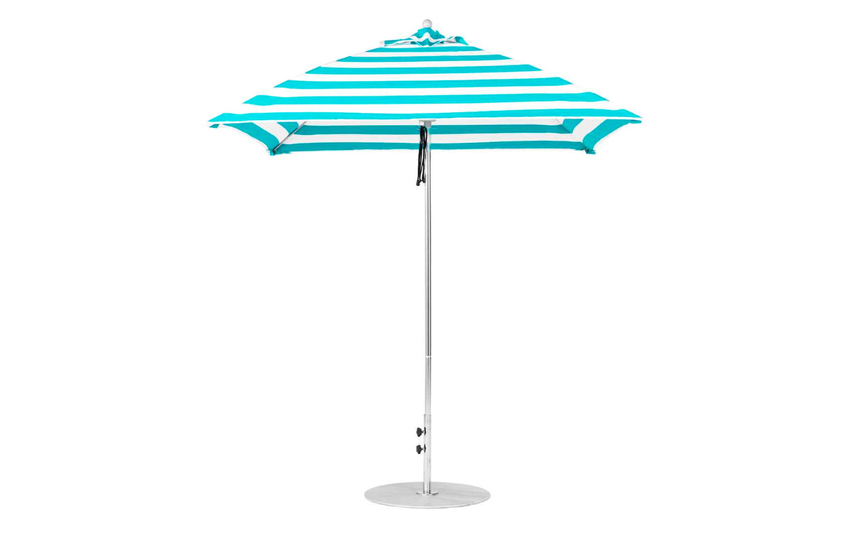 Ledge Lounger Essential Fiberglass Umbrella - 7.5' Square Pulley