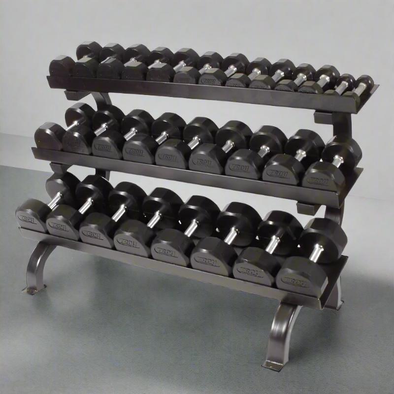 Troy VERTPAC-TSDR75 12-Sided Dumbbells & Rack Set