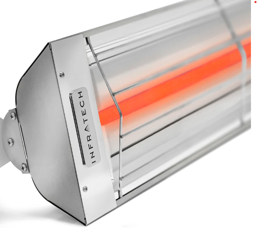 Infratech W-1012-SS Single Element 33 Inch 1000 Watt Electric Heater