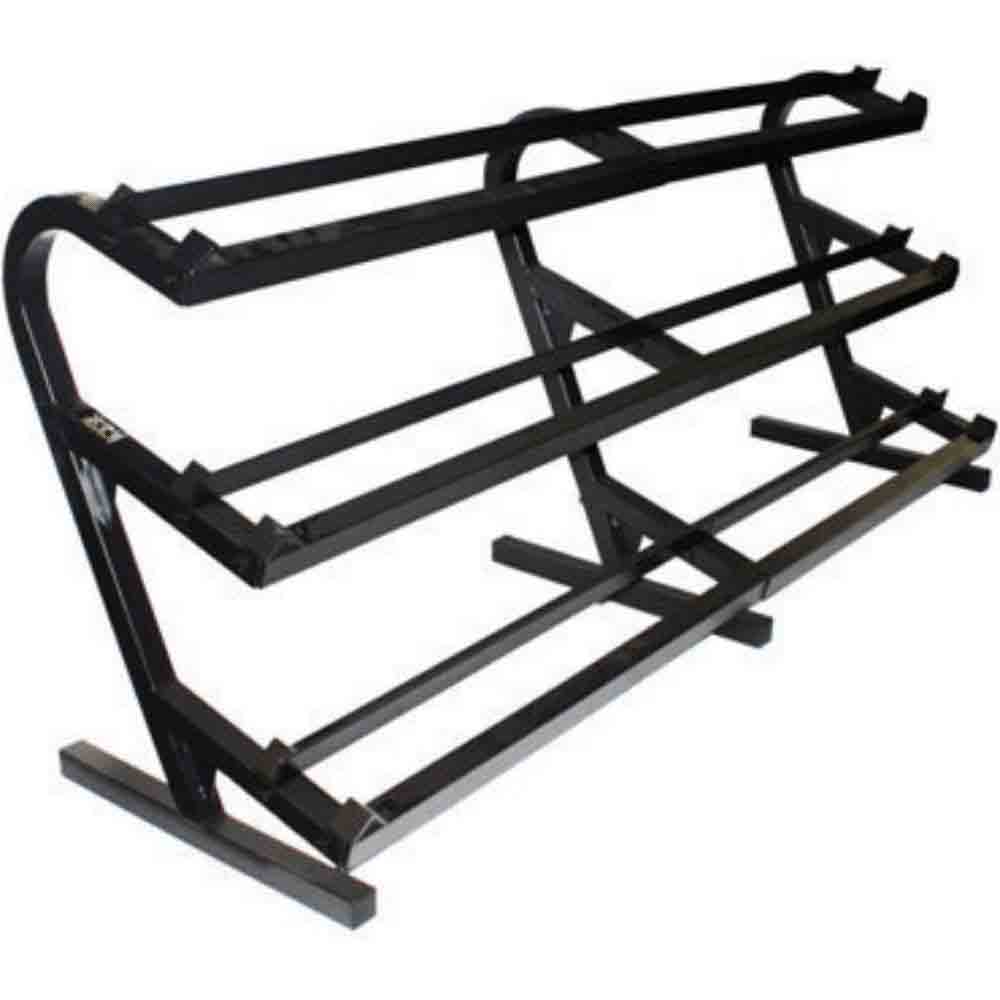 VTX by Troy 5 lb to 100 lb 8 Sided Rubber Encased Dumbbell Set with Rack