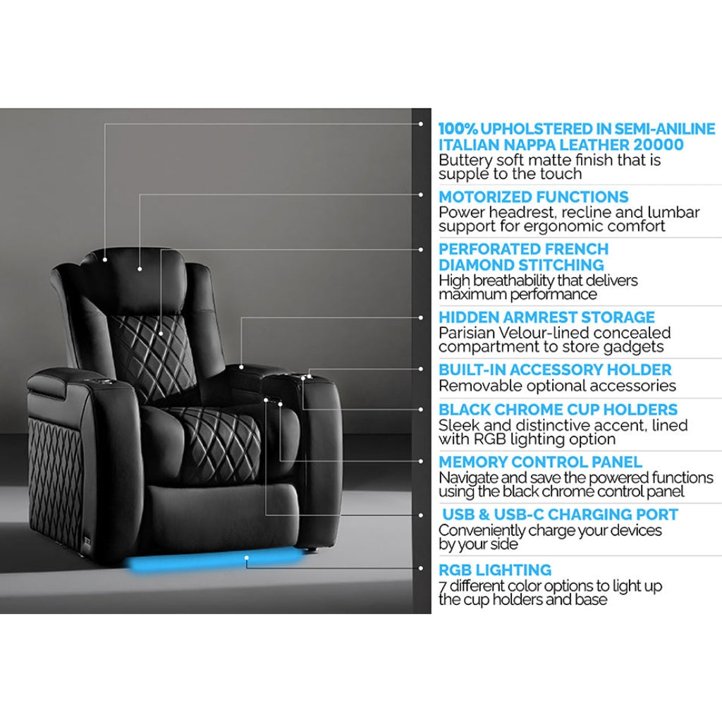 Valencia Tuscany Ultimate Edition Home Theater Seating