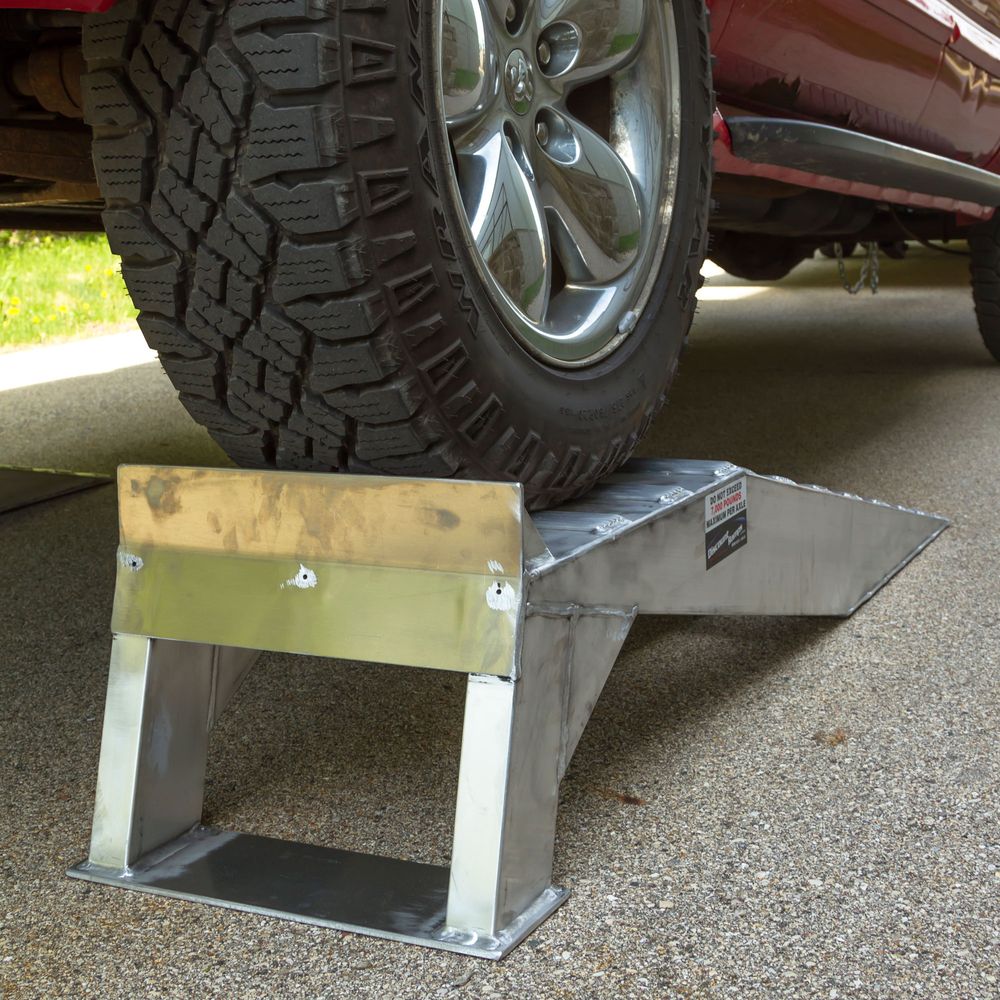 Heavy-Duty Aluminum Truck Service Ramps - 7,000 lb. per Axle
