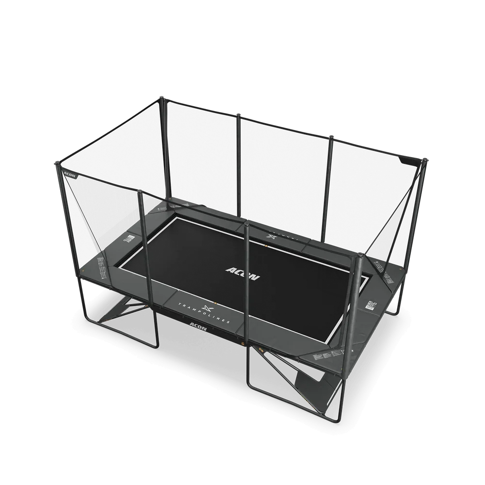 ACON X 17ft Rectangular Trampoline with Net and Ladder
