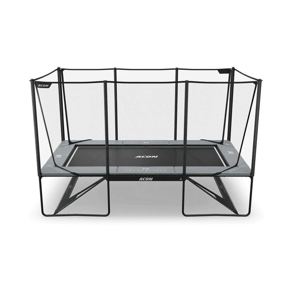 ACON X 17ft Rectangular Trampoline with Net and Ladder