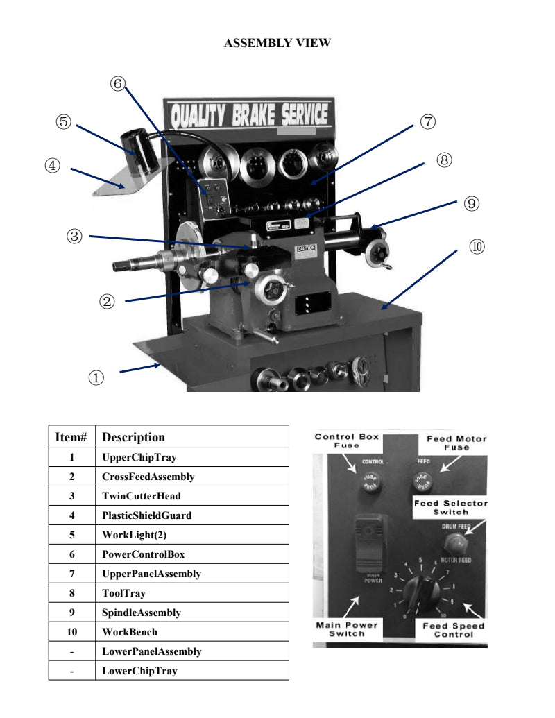 Katool RL-8500 Wheel Cutting & Brake Disk Repair Lathe Machine