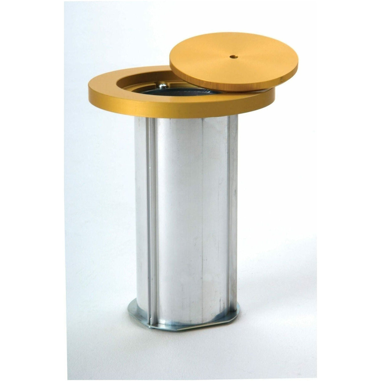 Bison 3" Volleyball Floor Sockets w/ Plated Aluminum Cover Plate VB235