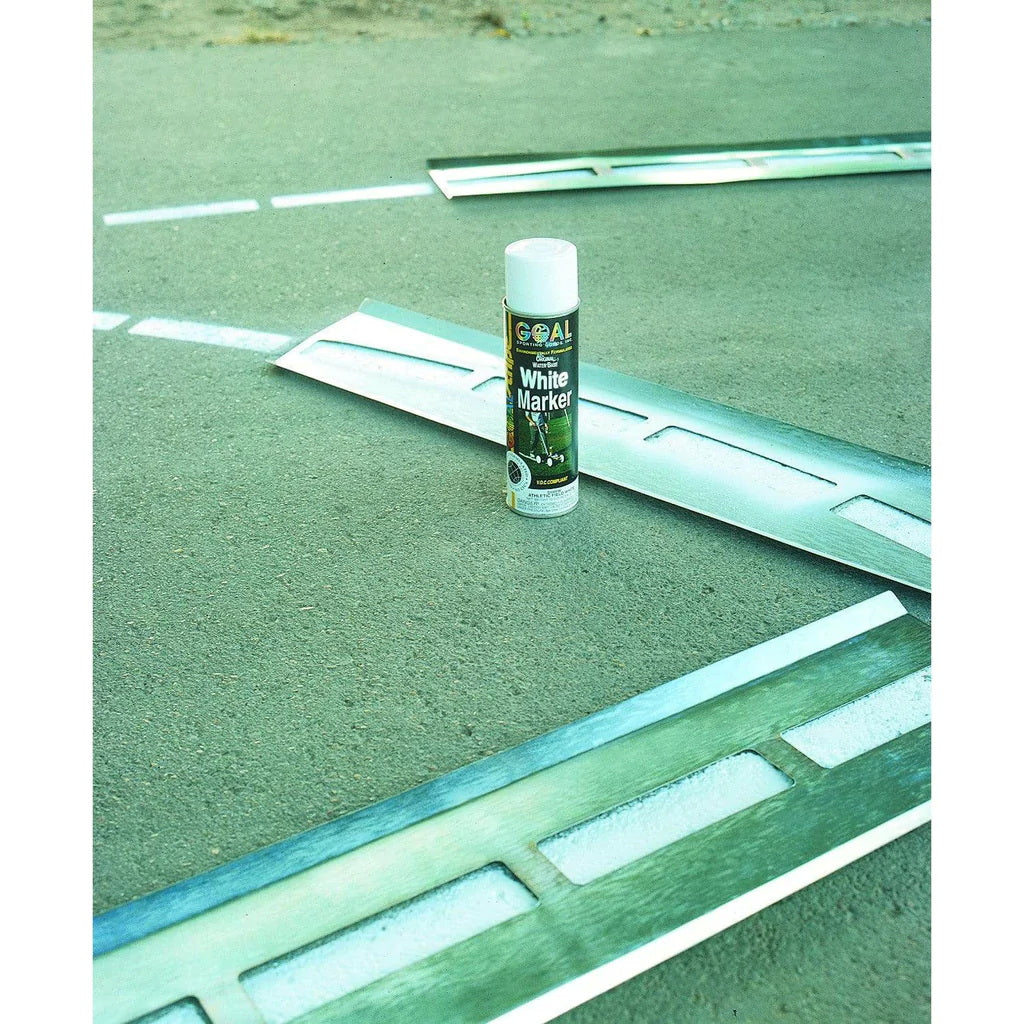 Bison Reusable Steel Basketball Court Stencil with 3-Point Line