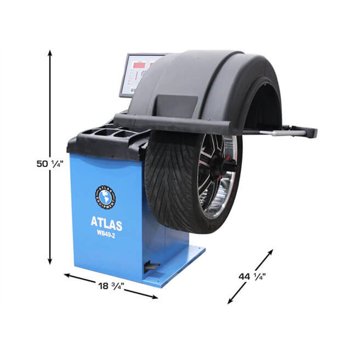 Atlas WB49-2 PRO Premium 3D Computer Wheel Balancer
