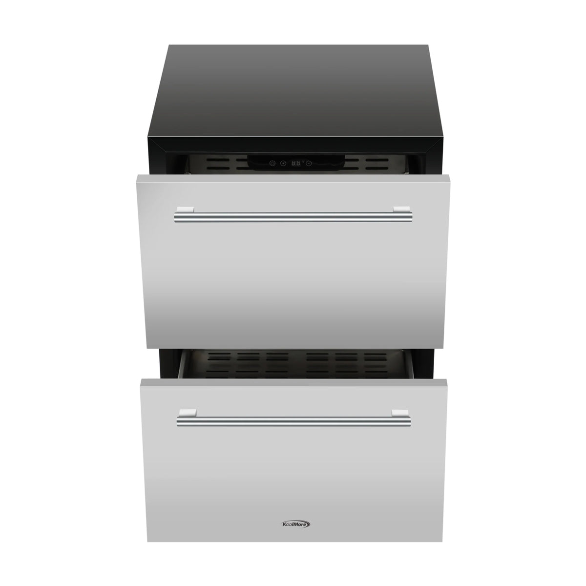 24 in. Built-in Two-Drawer Outdoor Refrigerator in Stainless-Steel