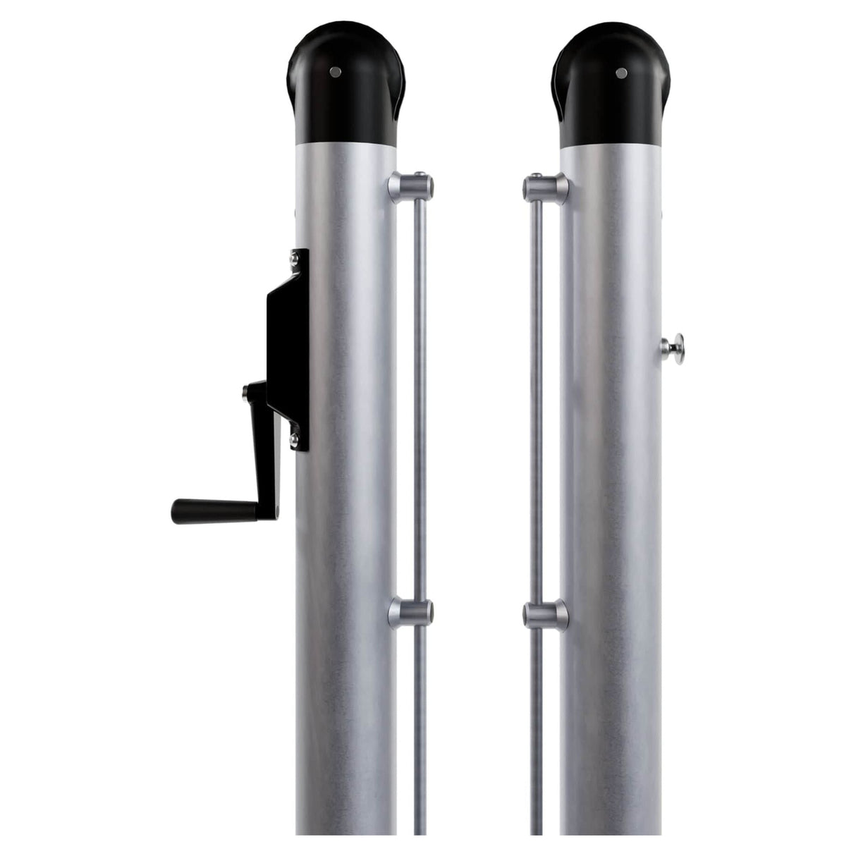 Dominator Round Heavy-Duty Inground Pickleball System