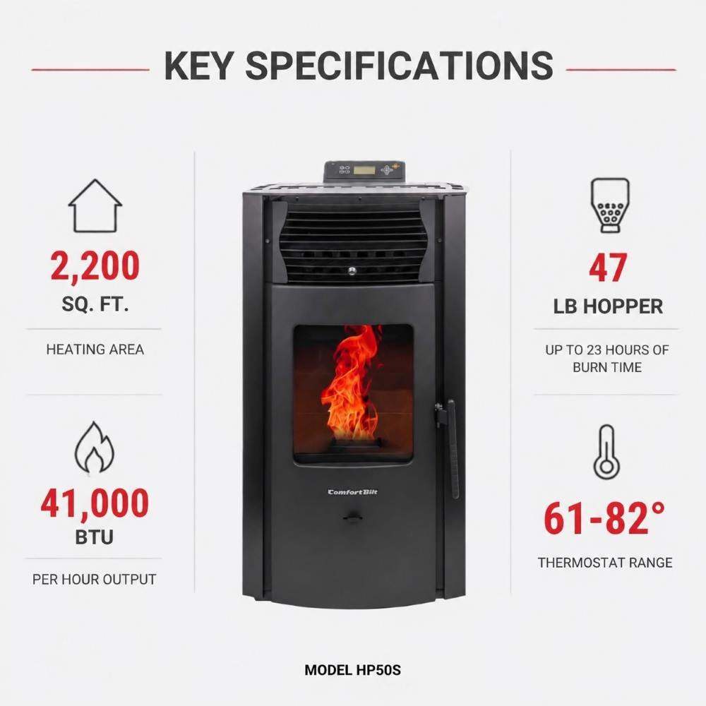ComfortBilt HP50S 21" Pellet Stove