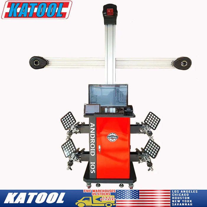 Katool Wheel Alignment Machine Full-Automatic Works on 2 Post & Scissor Lift AV9