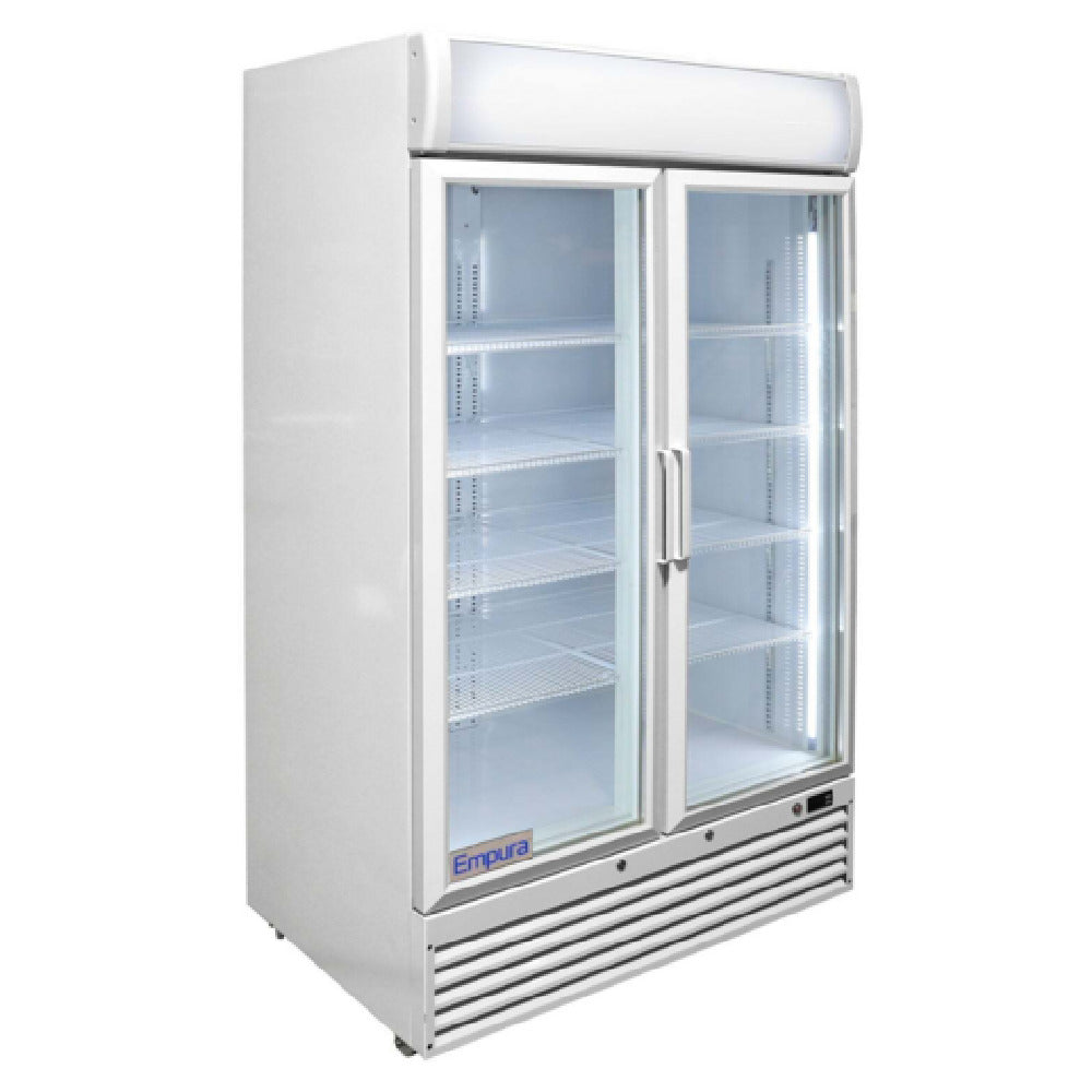 Empura Refrigeration EGM-36W Refrigerated Merchandiser 44.49"W X 28.35"D X 79.65"H 35 Cu. Ft. Capacity