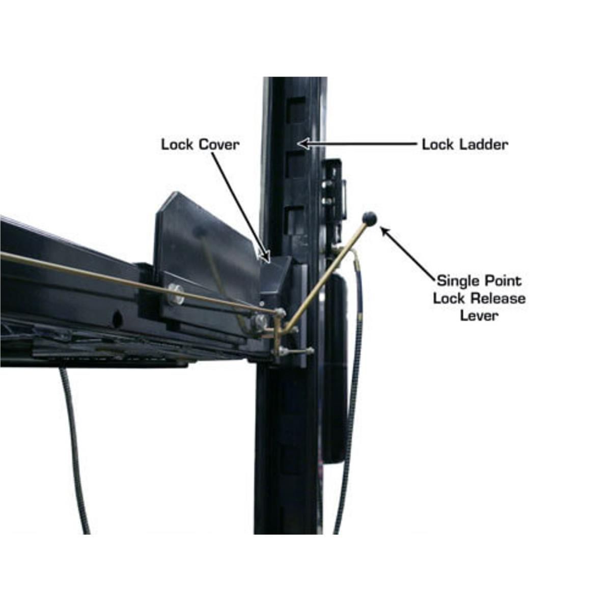 Atlas Garage PRO8000EXT-L 8,000 lb Extra Tall/Extra Long 4-Post Lift