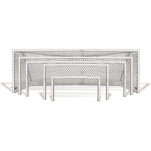 First Team Golden Goal 44 Square Aluminum Portable Soccer Goals (Pair)