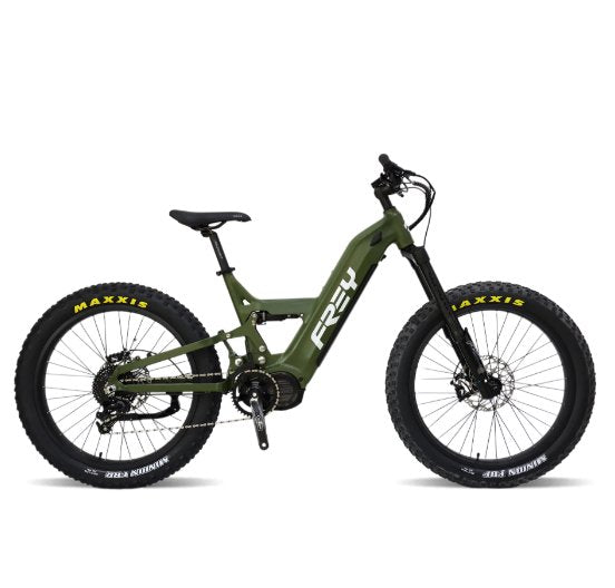 Frey Bike -CC FAT E-Bike - Bafang M620 - Fat Tire Full Suspension