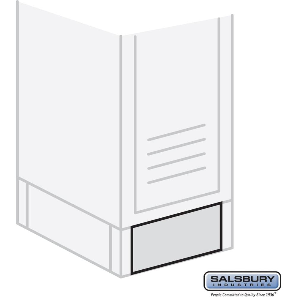 Front Base - for 12 Inch Wide Metal Locker by Salsbury