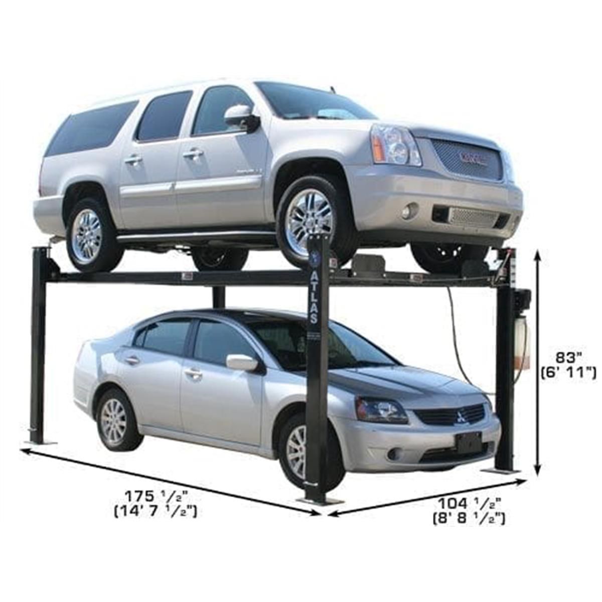 Atlas Garage PRO8000 8,000 lb 4-Post Lift