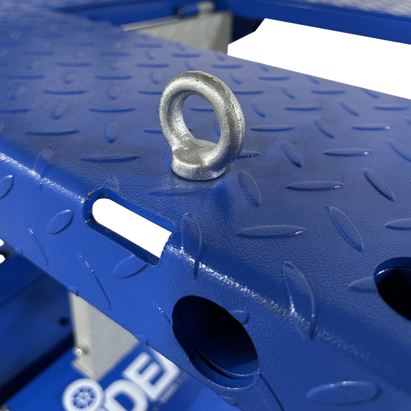 iDEAL Elec-Hydra Motorcycle Lift Bench w/Integrated Motor & Retractable Ramp