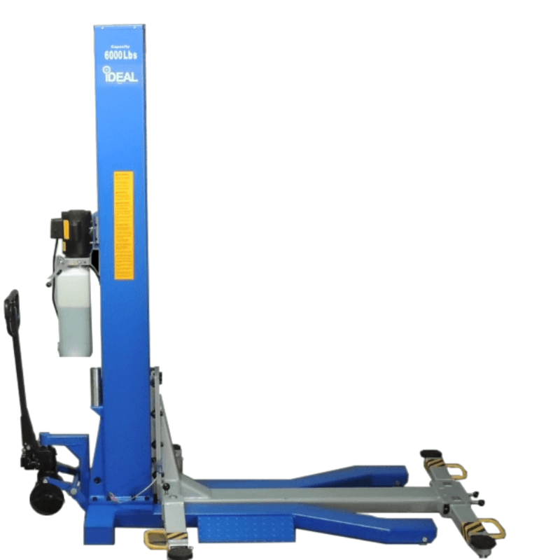 MSC-6KLP, 6,000 lb Single Post Car Lift - Portable