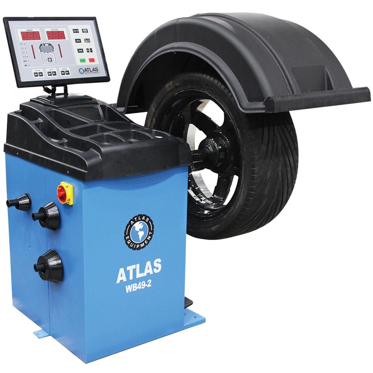 Atlas WB49-2 Premium 2D Computer Wheel Balancer