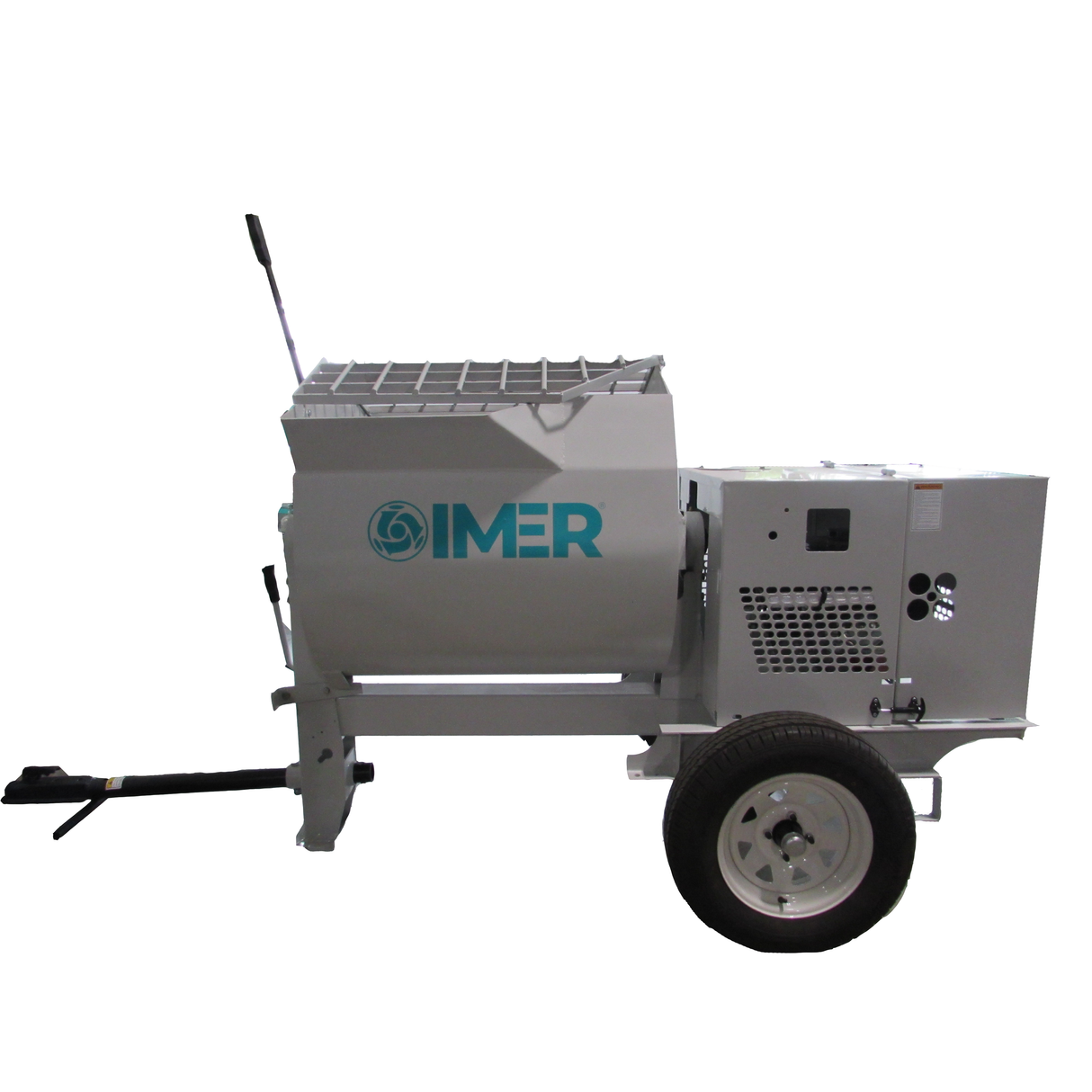 IMER Horizontal Shaft Mortar Mixer | 12 cu ft Steel Drum | HSM 12 - 1130121