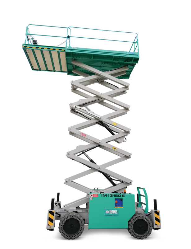 IMER Scissor Lift | 49 ft Working Height | Electric & Diesel | IM 7043 RT