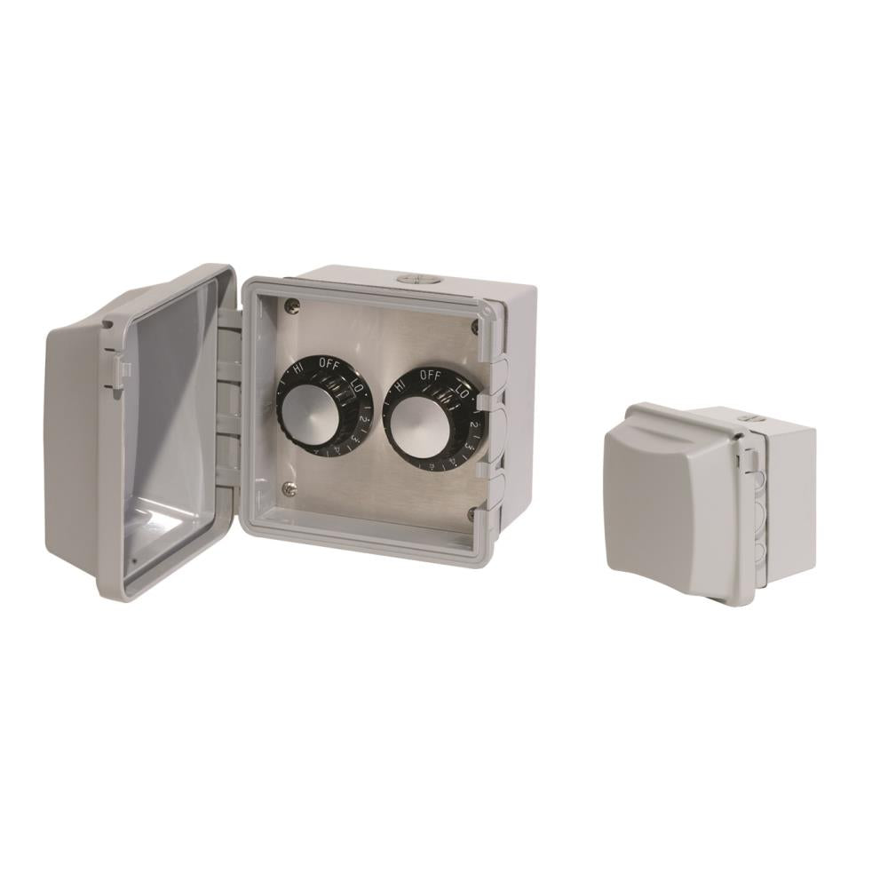 Infratech 14-4125 Dual Surface Mount Input Regulator With Weatherproof Cover And Gang Box