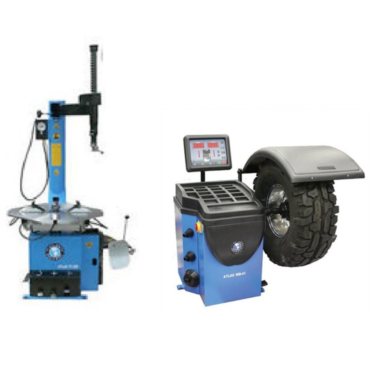 Atlas TC289 Tire Changer + WB41 Wheel Balancer Combo Package