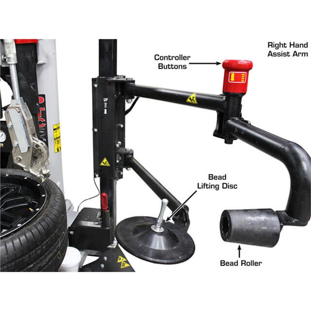 Atlas Platinum PTC500 Center Post Tire Changer w/ Assist Arms