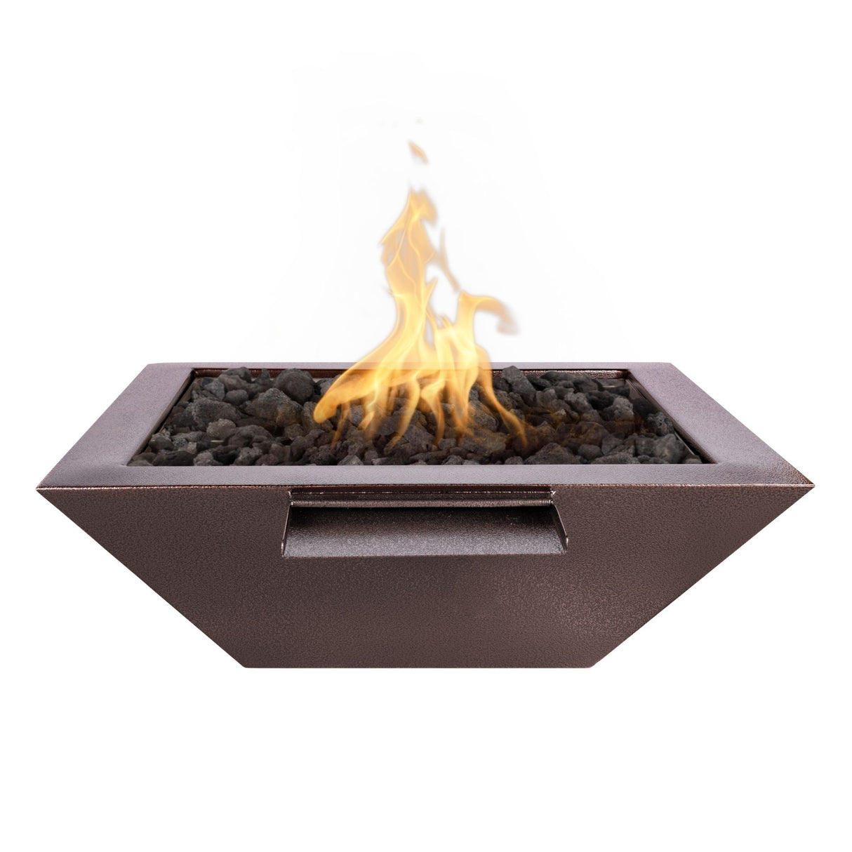 The Outdoor Plus Maya Powdercoated Steel Fire & Water Bowl plus Free Cover