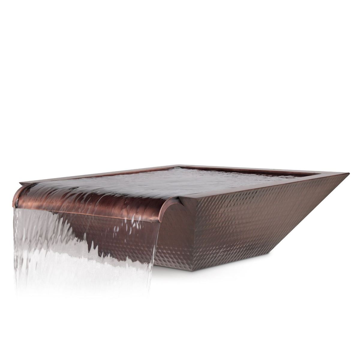 The Outdoor Plus Maya Copper Water Bowl - Wide Spillway plus Free Cover