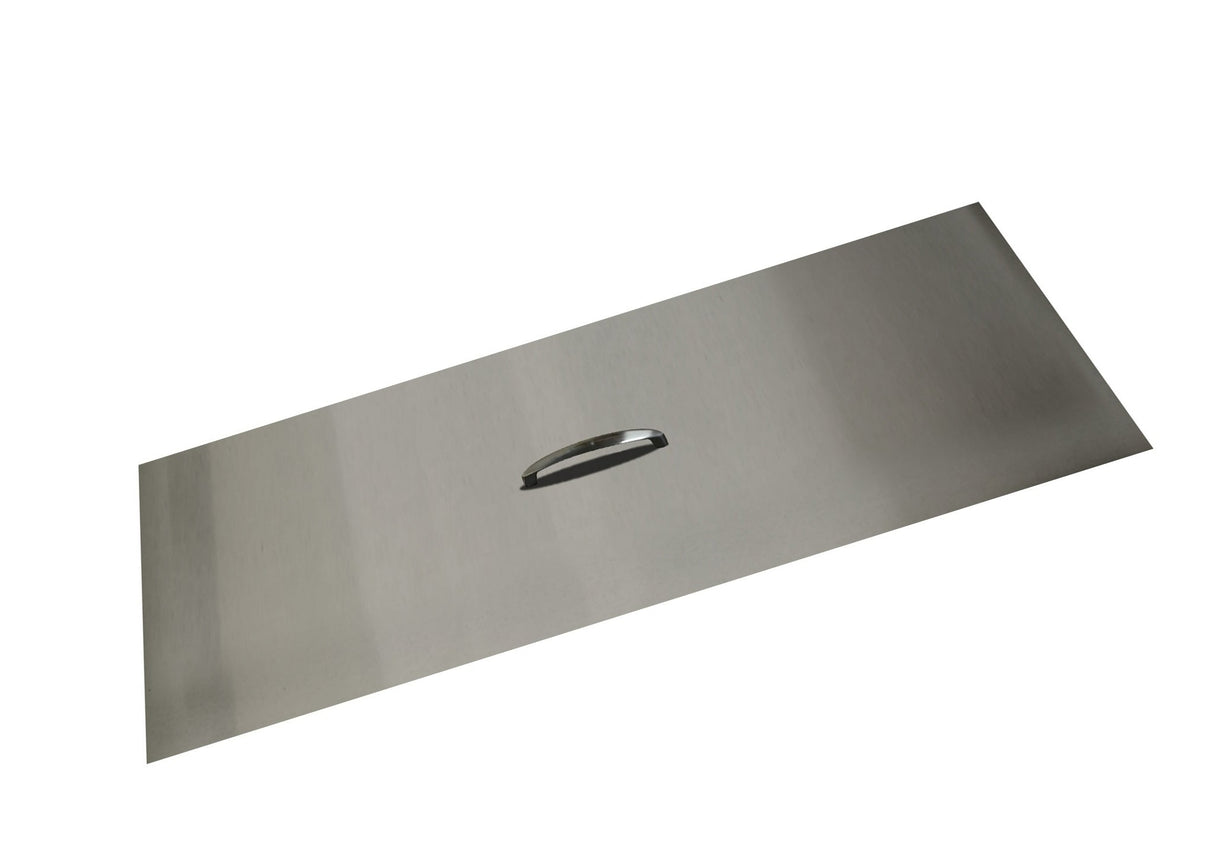 The Outdoor Plus 64" x 16" Stainless Steel Rectangular Fire Pit Lid