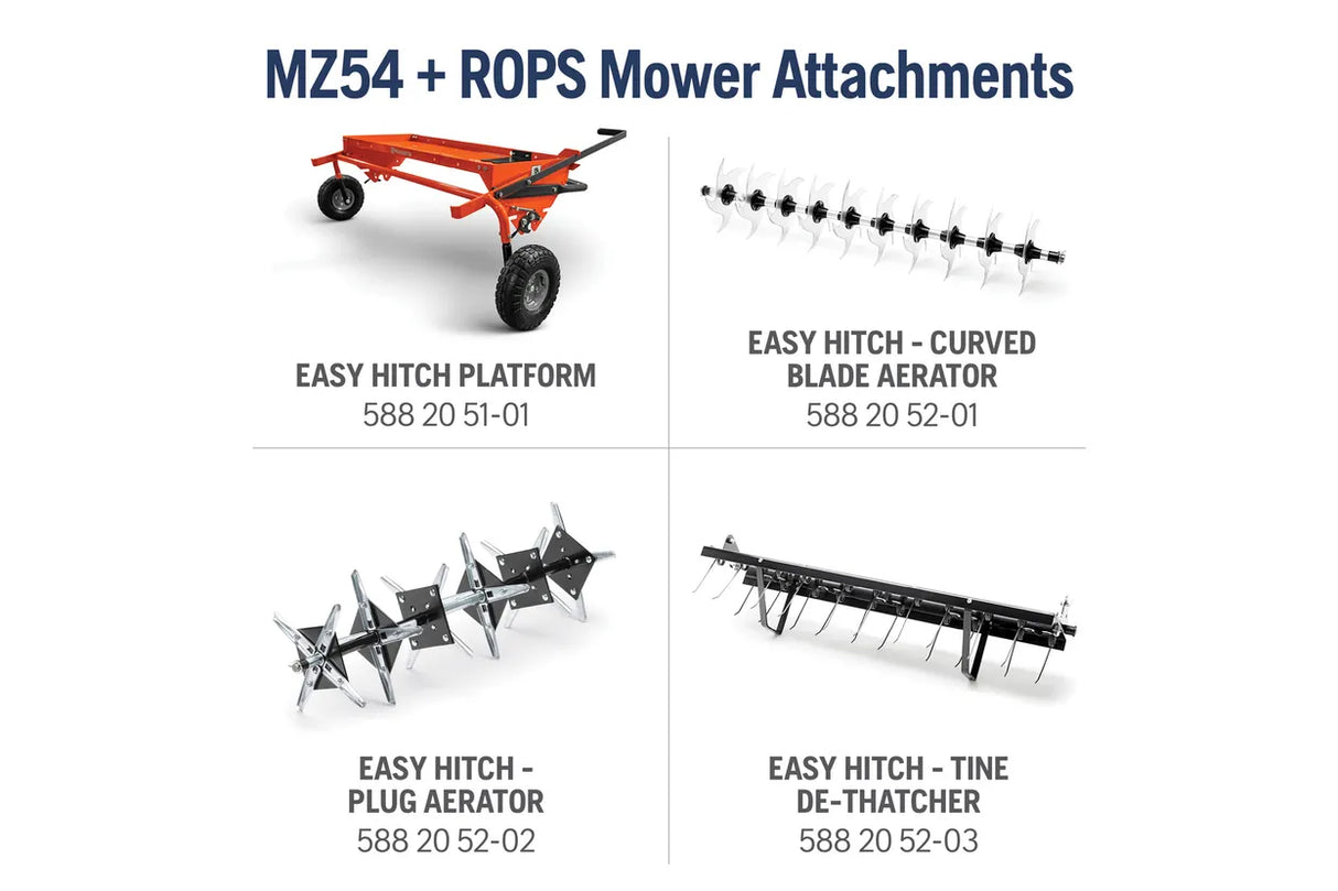 Husqvarna MZ 54 Zero Turn Mower w/ROPS (Kawasaki)