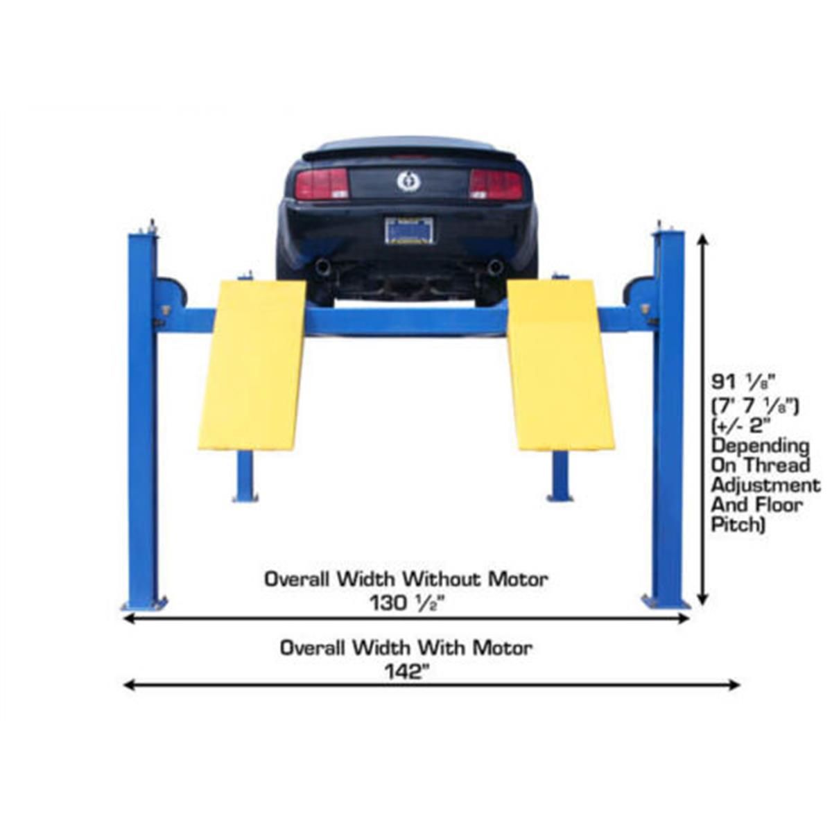 Atlas 414A 14,000 lb 4-Post Alignment Lift