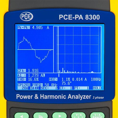 PCE PA 8300 2 Clamp Meter (with Flexible Rogowski Coils)