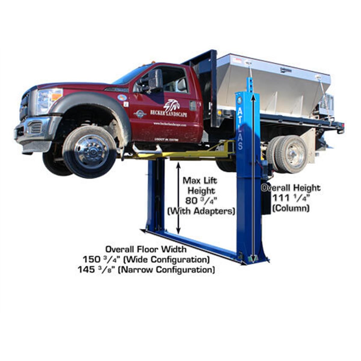 Atlas BP12000X 12,000 lb Baseplate 2 Post Lift