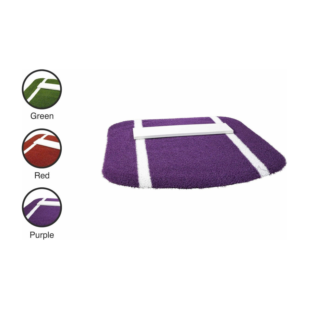 Portolite Short Spiked Fastpitch Softball Pitching Mat