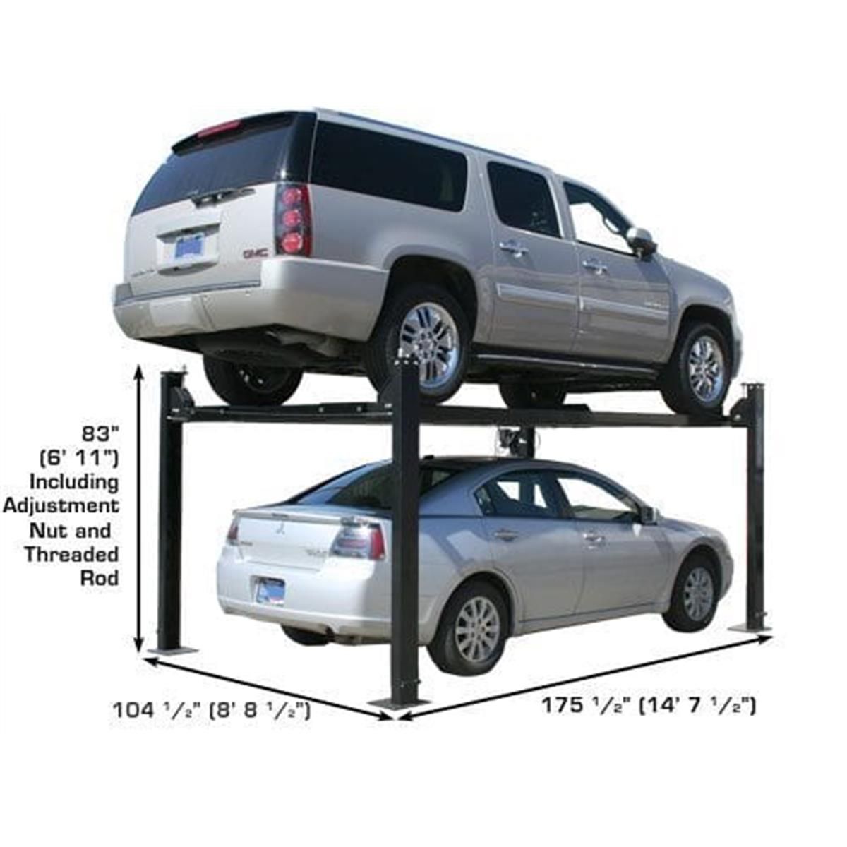 Atlas Garage PRO8000 8,000 lb 4-Post Lift