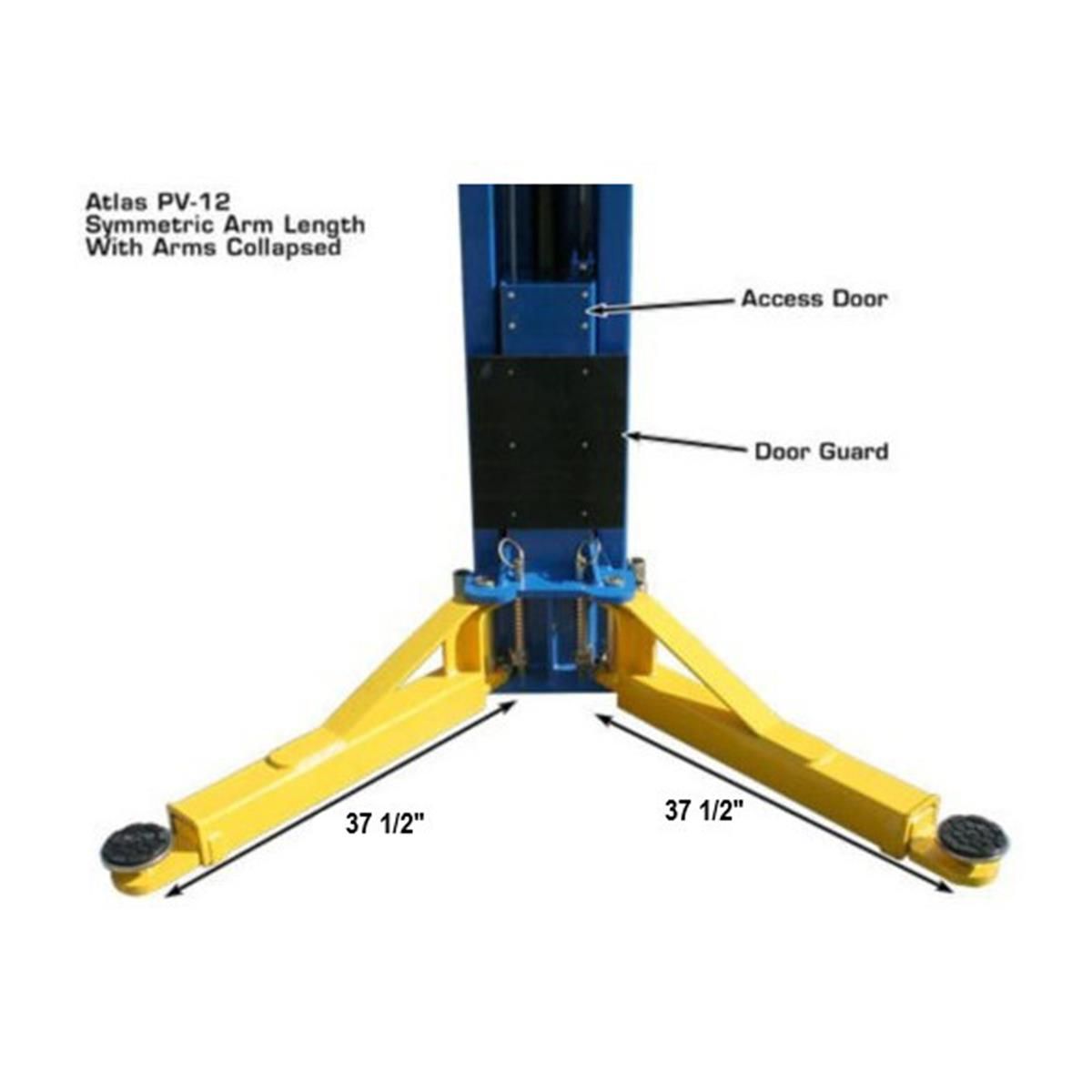 Atlas PV12PX 12,000 lb Overhead 2-Post Lift